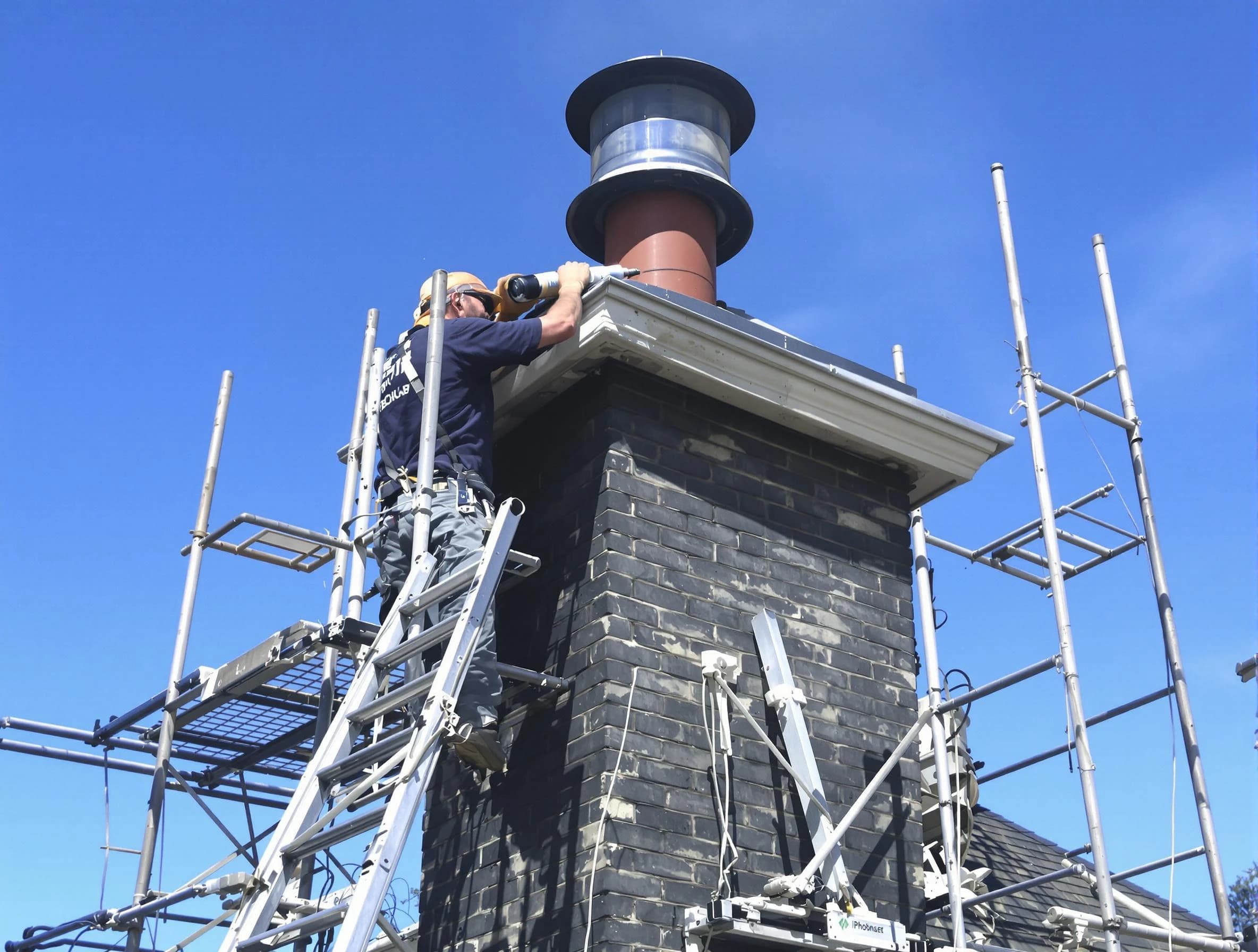 Sturdy chimney crown finished by Chelsea Chimney Sweep in Chelsea, AL