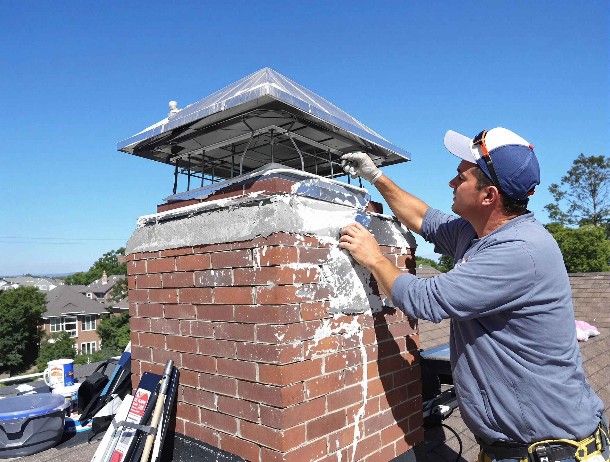 Chimney Crown Services service in Chelsea, AL