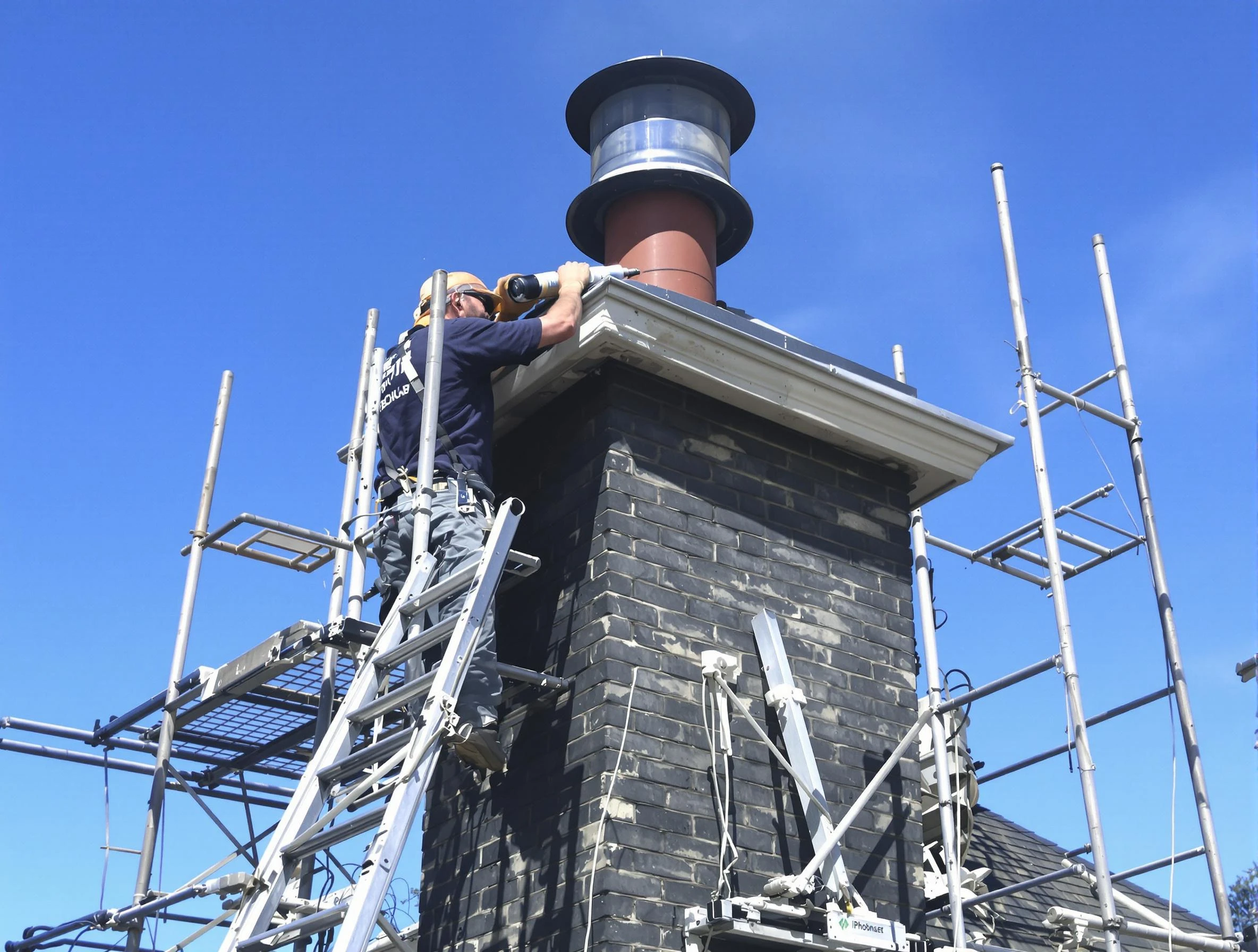 Sturdy chimney crown finished by Chelsea Chimney Sweep in Chelsea, AL